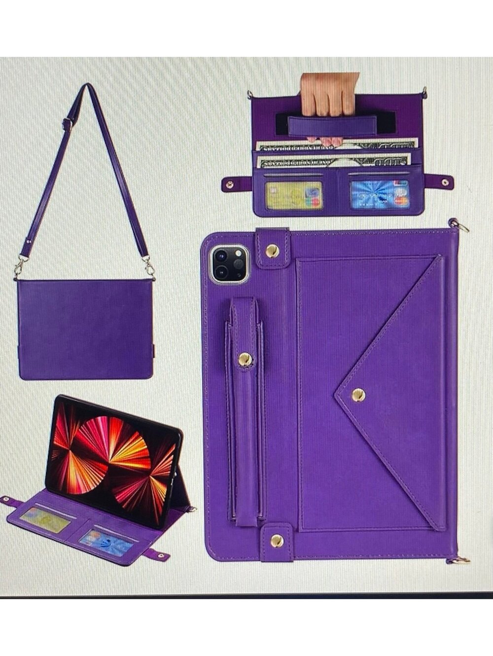 Techcircle Handbag Case for iPad Pro 11” & iPad Air 10.9”